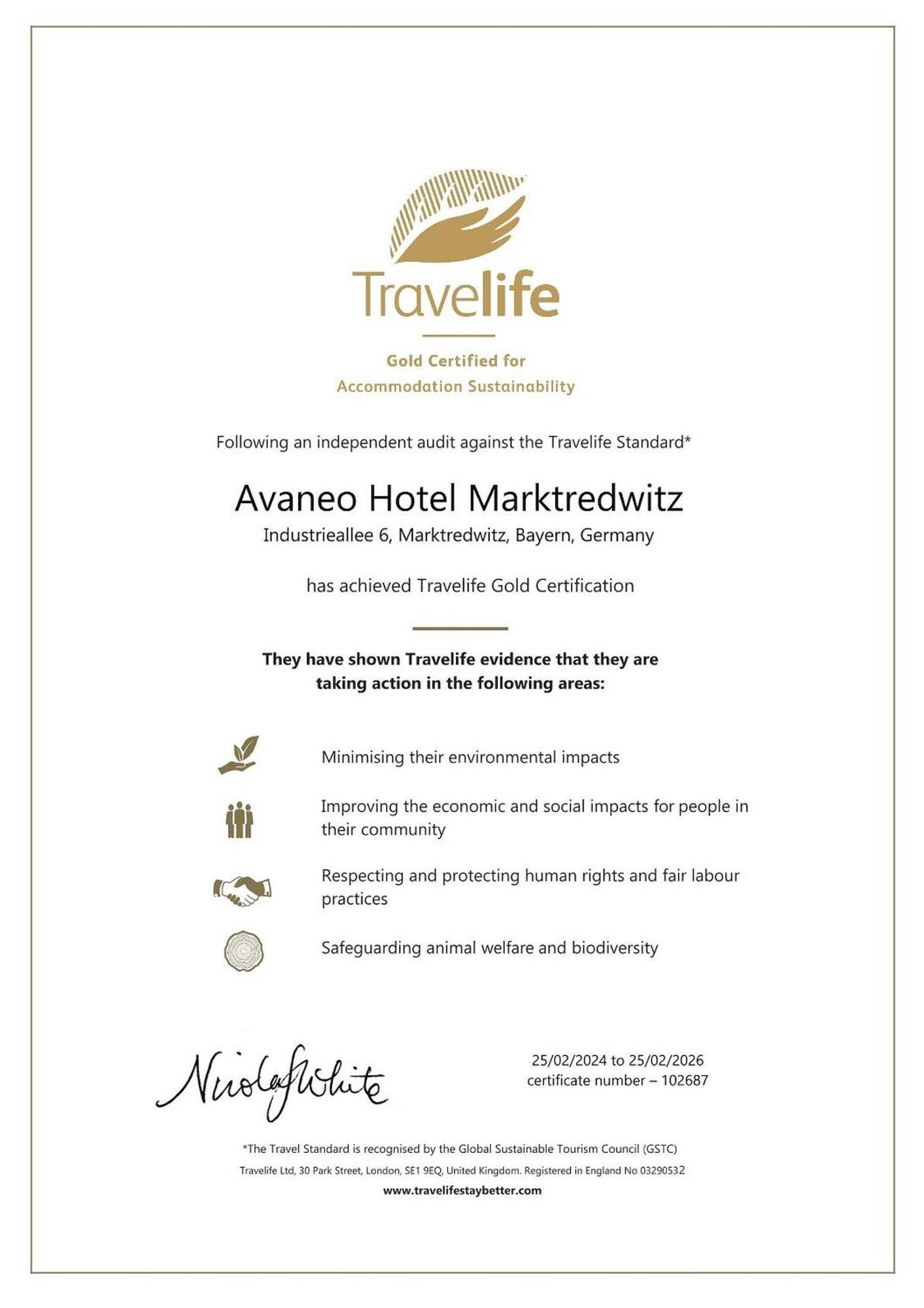 Avaneo Hotel Marktredwitz Exterior foto